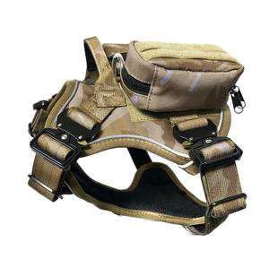 Rompi anjing Oxford bernapas reflektif, dengan bantalan, tali latihan, ransel anjing tidak lebih menarik, terbuat dari baja anti karat poliester - Product Image 1