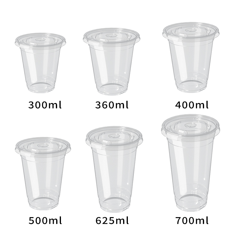 Customized Plastic Cup 500ml 16oz PP