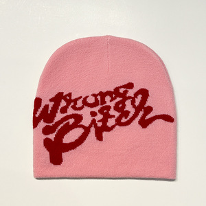 Chapeau d'hiver chaud en tricot de style hip-hop américain Yilei New Spot pour adultes unisexes, 100% acrylique, circonférence de la tête de 58 à 60 cm - Product Image 4