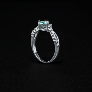 Bague en argent S925 en gros avec couronne et moissanite 1 carat VVS couleur <span class=keywords><strong>D</strong></span> pour femme, idéale pour fiançailles et mariage - Product Image 3