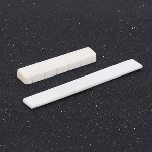 Juego de tuercas y selletas de hueso puro para guitarra clásica, piezas de repuesto para guitarra acústica, sin recubrimiento, duraderas, para instrumentos de cuerda - Product Image 2