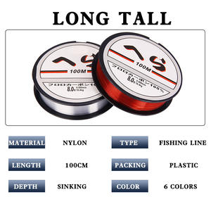 ZhuoYu Nylon <b>Fishing</b> Line 100M Level Monofilament White Red Strong Outdoor Tackle For <b>Lure</b> <b>Fishing</b> - Product Image 5