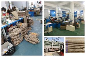 カスタムサイズジュートギフトバッグパーティー好意ポーチ黄麻布ドローストリングバッグ小さな黄麻布袋 - Product Image 6