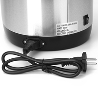 Bouilloire électrique domestique et commerciale, chauffe-eau, urne à eau, grande capacité de 6,8 L avec thermostat et poignée