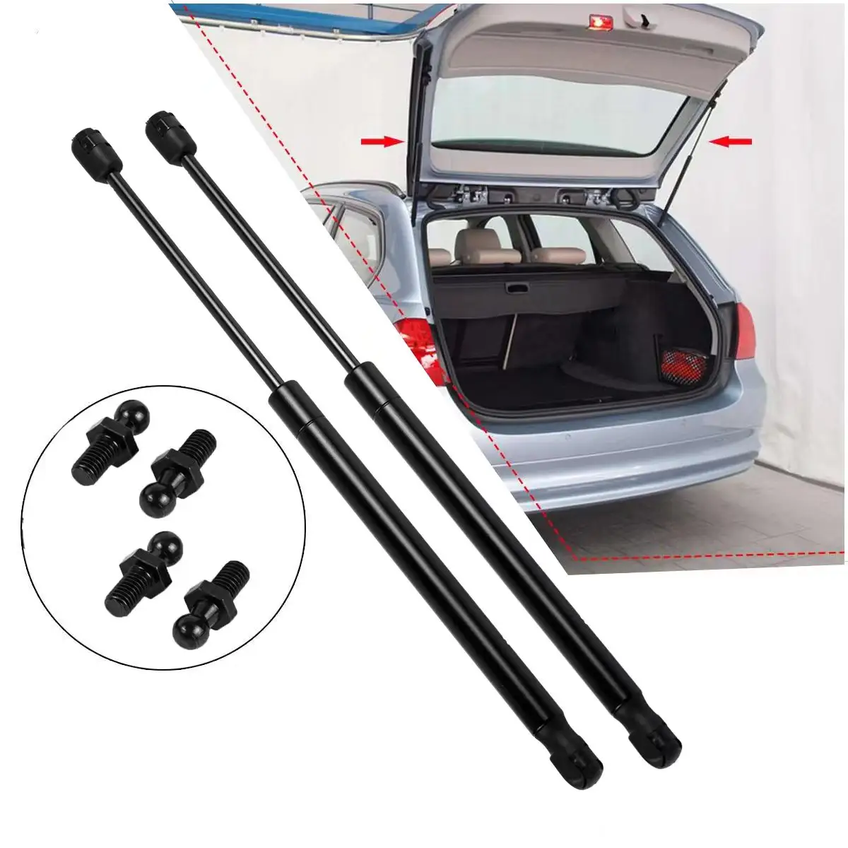 Easy Install Car Hatchback Tailgate Doors Gas Charged Lift Struts Supports Springs For Honda Spare Parts