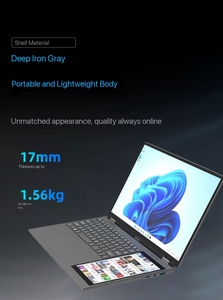 15.6 a doppio schermo + 7 pollici vincere 11 Intel N95 <span class=keywords><strong>Notebook</strong></span> portatile per affari sottile e leggera portabilità quotidiana - Product Image 3