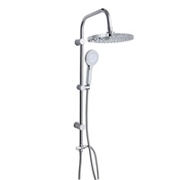 Colonne de douche en laiton chromé, ensemble de mitigeurs d'eau, système de douche de salle de bain au plafond, ensemble de robinets de baignoire, ensemble de douche double pluie, vente en gros