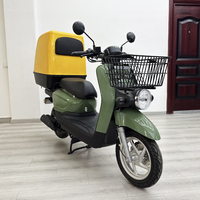 Motocyclettes à essence de haute qualité 150CC pour la livraison de nourriture, moteur refroidi par air, vitesse maximale 85 km/h, frein à disque avec coffre à pizza