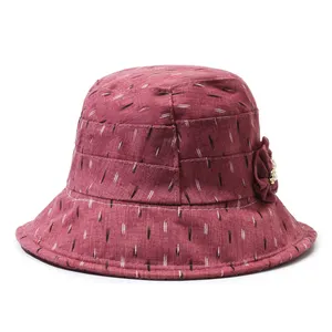 Wholesale Latest Summer Popular Leisure Hat With Floral Decoration For Lady Hat