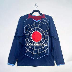 Camiseta Retro de Fútbol del Atlético de <span class=keywords><strong>Madrid</strong></span> Temporada 04-05 para Hombre, Manga Larga, Uniforme de Fútbol para Invierno - Product Image 1