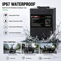 Paquete de Baterías de Litio de 60V 72V 50Ah 100Ah con Protección IP65 y BMS Integrado para Triciclos de Dos y Tres Ruedas Citycoco