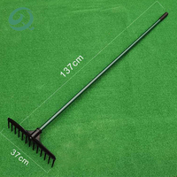 Râteaux de sable de golf de haute qualité à une seule face pour les terrains de golf de lac, de plage, les pelouses, kit d'organisation d'outils, aire de pratique, bunker de sable