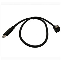 Vergoldetes USB3.1 Typ-C Stecker-auf-Buchse Winkel-Verlängerungskabel Reiner Kupferleiter 5A Schnellladung Datenübertragung für Kamera