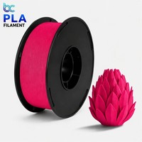 Filamen Printer 3D PLA 1.75mm 1KG Spool Kompatibilitas Universal untuk FDM Kekuatan Tahan Benturan Tinggi 26.6KJ/m Halus