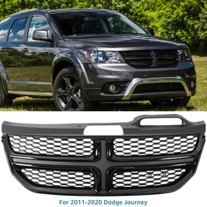 Pièce de voiture, calandre avant pour <span class=keywords><strong>Dodge</strong></span> Grand Caravan 2011-2020, noir chrome, 68088969AC 68100-689AC - Product Image 2