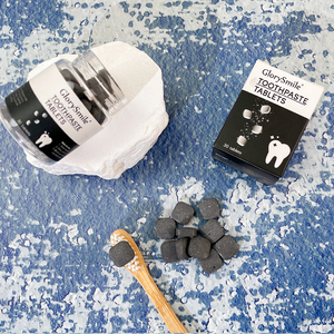Compatible pour les voyages, 30 pièces de comprimés de dentifrice solide, de <span class=keywords><strong>pâte</strong></span> dentaire <span class=keywords><strong>au</strong></span> <span class=keywords><strong>charbon</strong></span> de bois, vente en gros - Product Image 5