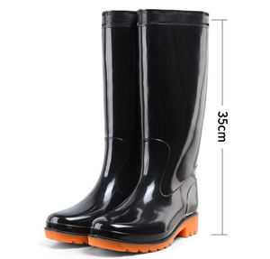 YL6077บูตยางพีวีซีกันน้ำสำหรับผู้ชายและผู้หญิงรองเท้าลุยฝนสำหรับงานฟาร์มตกปลาน้ำหนักเบา - Product Image 1