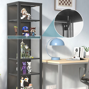 Grande vitrine en verre avec lumières - Product Image 4