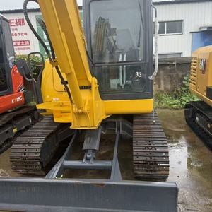 Excavatrice sur chenilles Komatsu PC56 d'occasion, moteur d'origine, compacte, pour travaux municipaux et de jardinage, bon état, prête à l'exportation - Product Image 6