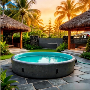 Piscine Spa Gonflable Commerciale Chaud & Froid - PVC Drop-Stitch Toutes Saisons, Pliable pour Complexes Hôteliers, Hôtels & Villas Privées Extérieures - Product Image 6