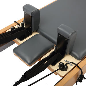Meilleures ventes : Reformer de Pilates en bois de hêtre de haute qualité, équipement portable à ressorts pour l'entraînement de <span class=keywords><strong>yoga</strong></span> - Product Image 3