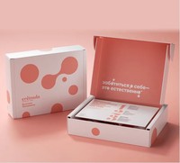 Boîte à bijoux rigide en carton ondulé avec logo personnalisé imprimé, revêtement UV mat, gaufrage et feuille