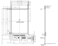 6 Zoll E-Ink Spectra Hochauflösendes 1072x1448 E-Ink-Display Schwarz-Weiß E-Ink-Anzeige Paralleles E-Ink-Display