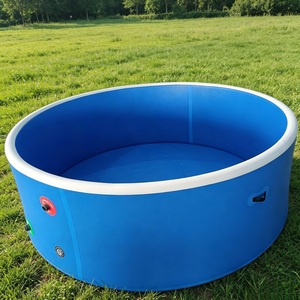 อ่างแช่น้ำเย็นแบบพกพา Deep Blue Drop Stitch Inflatable Cold Plunge Tub สำหรับการฟื้นฟูร่างกายกลางแจ้ง - Product Image 1
