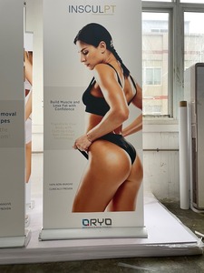 Bán Hot Xách Tay Quảng Cáo Sang Trọng Cơ Sở Rollup Biểu Ngữ Đứng 85x200Cm Rộng Cơ Sở Pop <span class=keywords><strong>up</strong></span> Biểu Ngữ Teardrop Cơ Sở Cuộn lên Biểu Ngữ - Product Image 4