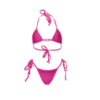 Maillot de bain micro mini pour femme B239 Bling Diamond Crystal Extreme, pour la danse exotique sur barre et la danse de scène.