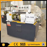 Machine à rouler les fils entièrement automatique avec moteur pour tiges filetées, puissance 5,5 kW, capacité 3 m/min, matériaux de construction métalliques
