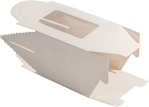 Caja de Papel para Ramos de Flores con Ventana Grande de PVC y Asa de Cuerda, Bolsa de Papel para Arreglos Florales - Product Image 3