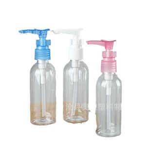 80ml duckbill plastic <b>bottles</b>, transparent round shoulder, for hand soap and laundry detergent dispensing; 80ml <b>squeeze</b> lotion - Product Image 2