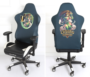 Office Chair Cover, Gaming Chair Cover With Armrests/Chair Back Cover, Stretch Chair Covers For Office Chair, Stretch Chair Covers For Computer Gaming Chair-Coffee