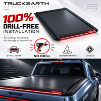 Couverture de benne électrique pour pick-up TE, couvercle de benne à enroulement manuel, couvercle de benne étanche