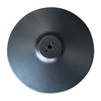 Table basse ronde en forme de vase en fonte noire