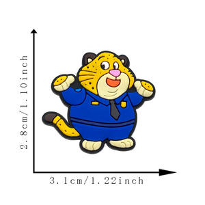 कार्टून pvc नरम गहने diy हाथ से बना जंक फोन का मामला आकर्षण पैच डिय निक ज़ोटोपिया क्लोग जूते सजावट सामान - Product Image 4