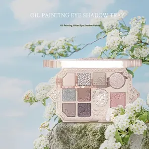 रंगीन पृथ्वी रंग ऑल-इन-वन वाटरप्रूफ आंखों की छाया 23g <span class=keywords><strong>8</strong></span> रंग दृष्टि पैलेट - Product Image 1