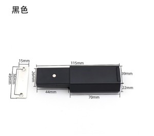 Commutateur à pression magnétique en plastique robuste pour meubles, type bouton-poussoir invisible, pour rebond de porte - Product Image 6