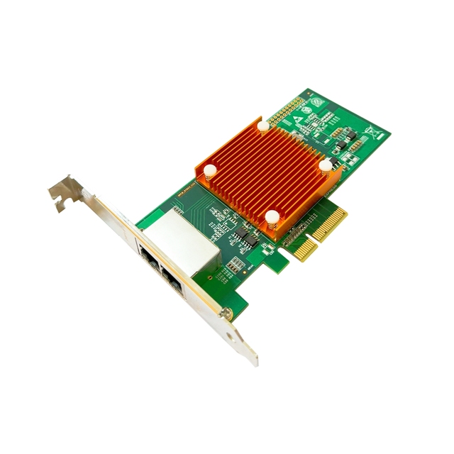1GB/S Server Adapter Network Card PCIE X4 Dual RJ45 Port Ethernet Gigabit with I350 Chip Networking Products NIC
