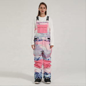 Vente en gros une pièce imperméable hiver Ski <span class=keywords><strong>salopette</strong></span> femmes en plein air Sport chaud adulte <span class=keywords><strong>neige</strong></span> Ski costume hommes portent - Product Image 2