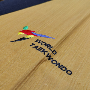 Uniforme de Taekwondo <span class=keywords><strong>Poomsae</strong></span> <span class=keywords><strong>Dobok</strong></span> con Logotipo Personalizado, Certificado WT, Grado Maestro, <span class=keywords><strong>para</strong></span> Entrenamiento y Competencia de Adultos, MOQ Bajo - Product Image 5