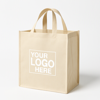 Sac fourre-tout pliable personnalisé en non-tissé, réutilisable et écologique, avec poignées, pour les courses, la promotion en magasin et la vente au détail