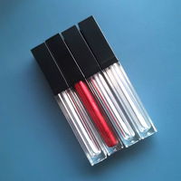 Meilleures ventes vente en gros Tubes de rouge à lèvres personnalisés en vrac étuis de Tubes de brillant à lèvres carrés vides livraison directe