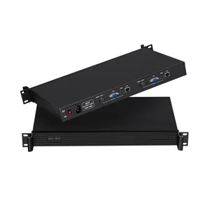 Unisheen 2 kênh SRT RTMP RTSP UDP H.265 H.264 HDMI VGA đầu ra video streaming Bộ giải mã 1U Rack NVR
