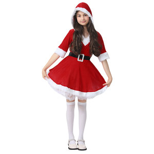 Disfraz de Navidad, Ropa Infantil de <span class=keywords><strong>Boutique</strong></span>, Vestidos Navideños para Niñas, Vestido Rojo de Santa Claus - Product Image 2