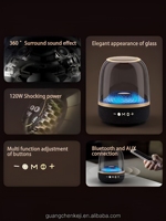Haut-parleur sans fil de haute qualité avec son 360° °   Son Surround LP90 Pro 50W Éclairage LED RVB et Longue Durée de Vie de la Batterie