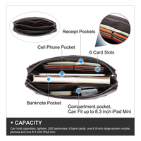 Sac à main en cuir pleine fleur véritable OEM ODM pour hommes avec serrure à combinaison, sac de voyage avec emplacements pour cartes intégrés