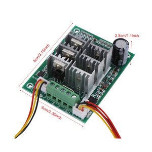 Contrôleur de vitesse de moteur sans balais ESC, 36V, 15a, 3 phases, courant continu - Product Image 6
