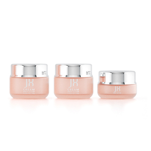 El tarretard de crema pots cosmétiques élégants emballage de soins de la peau 30g 50 grammes pot de crème en verre mat avec couvercle argenté - Product Image 1